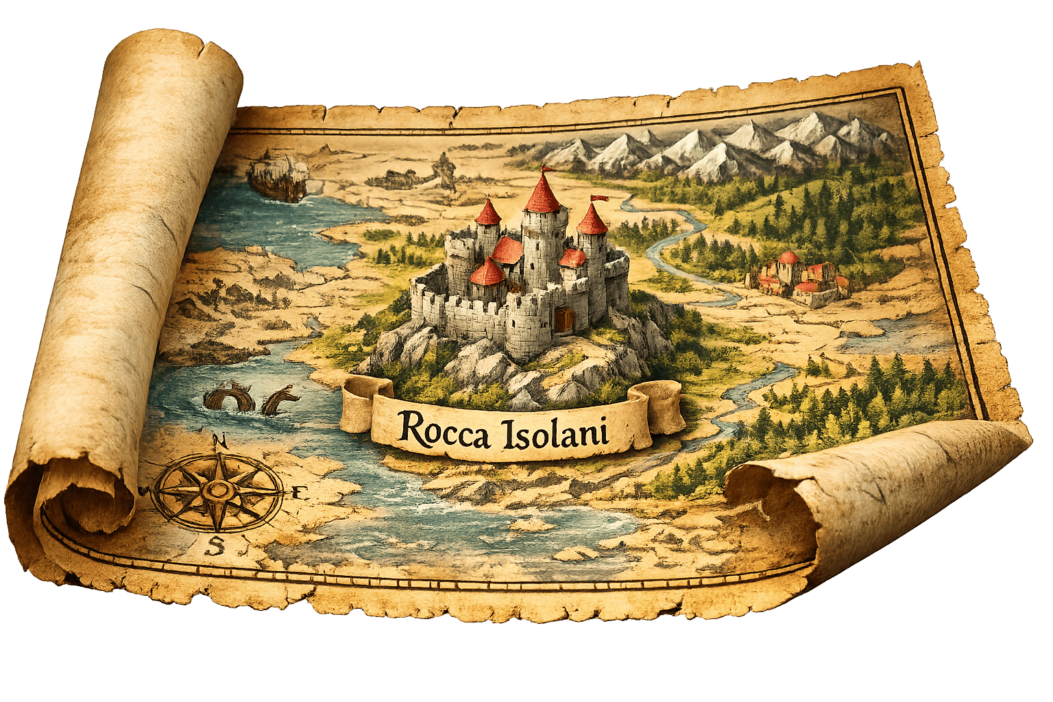 Mappa Rocca Isolani
